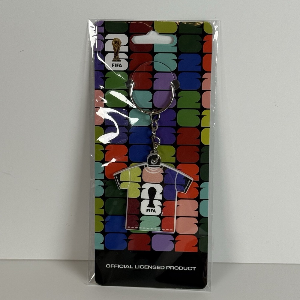 2026 FIFA World Cup Team Multicolor Jersey Keychain Soccer Football Futbol NEW